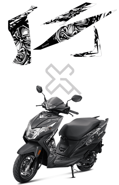 Dio Bs6 Samurai Sticker | Dio BS6 Graphics